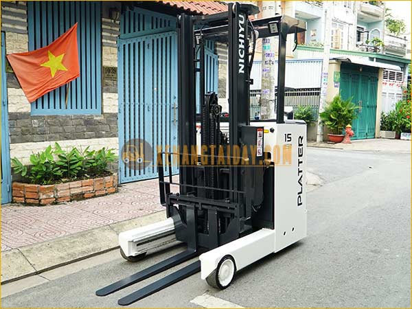 Xe nâng điện đứng lái NICHIYU FBRM15-80-350PFL