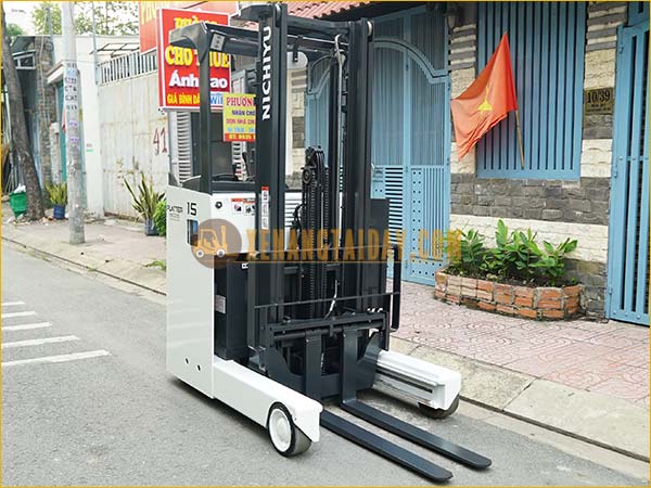 Xe nâng điện đứng lái NICHIYU FBRM15-80-350PFL