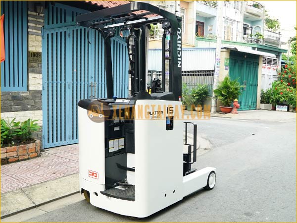 Xe nâng điện đứng lái NICHIYU FBRM15-80-350PFL