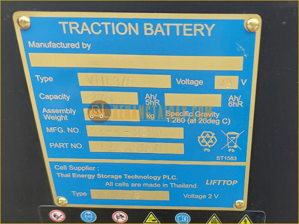 Xe nâng điện đứng lái Nichiyu FBRM18-R80-400B