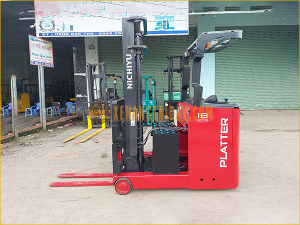 Xe nâng điện đứng lái NICHIYU FBRM18-R80-400B