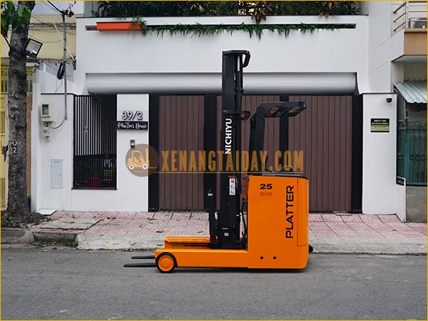Xe nâng điện đứng lái NICHIYU FBRM25-H80B-470