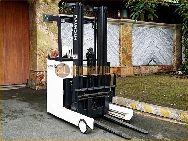 Xe nâng điện đứng lái NICHIYU FBRMW15-85B-550MCS