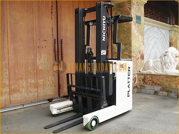 Xe nâng điện đứng lái NICHIYU FBRMW15-85B-550MCS