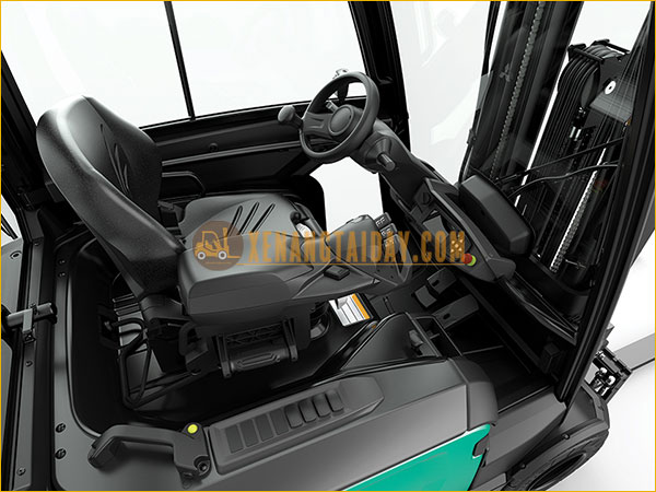 Xe nâng điện ngồi lái 3 bánh Mitsubishi FB14-ANT