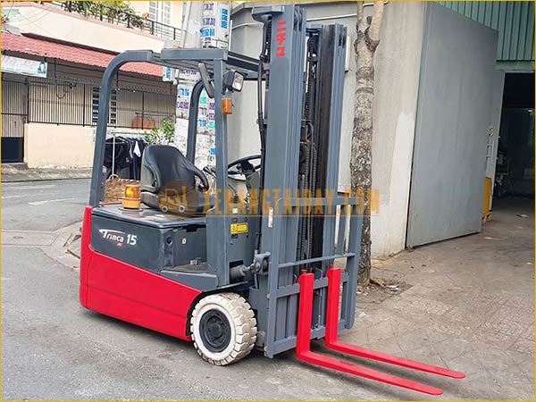 Xe nâng điện ngồi lái 3 bánh NICHIYU FBT15PSN-75-500M