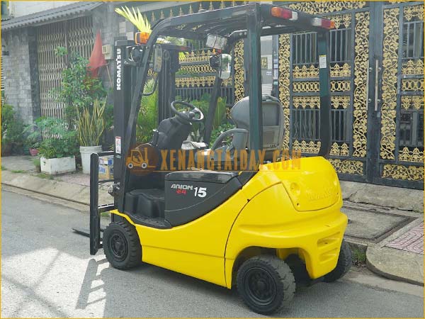 Xe nâng điện ngồi lái KOMATSU FB15-12 gắn bình điện axít chì 48V - 402Ah LIFTTOP VTFL6