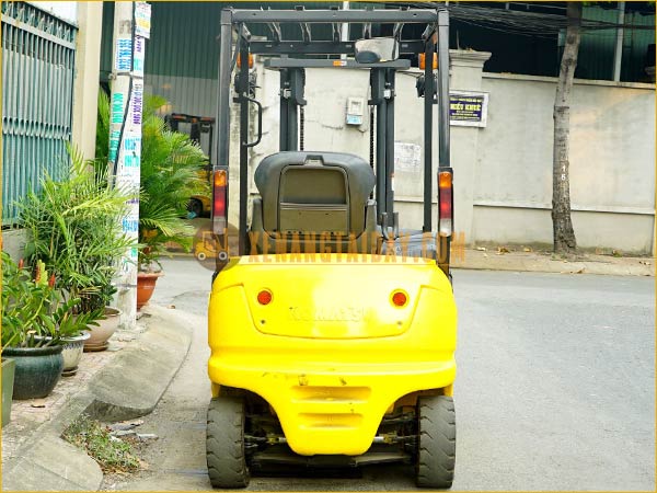 Xe nâng điện ngồi lái KOMATSU FB15-12 gắn pin lithum 48V - 340Ah PKGFF48340