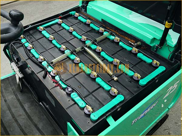 Xe nâng điện ngồi lái MITSUBISHI - NICHIYU - FB25PN-77B-300SF