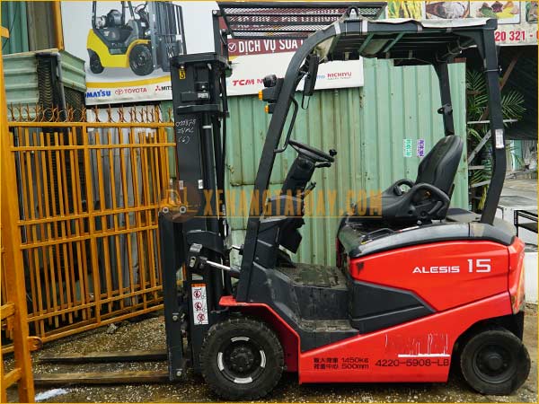 Xe nâng điện ngồi lái NICHIYU FB15PN-80-300AF