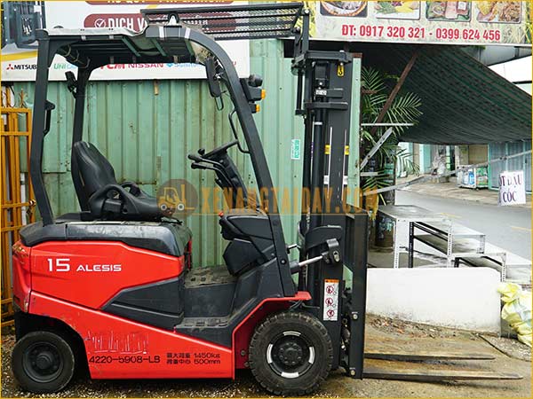 Xe nâng điện ngồi lái NICHIYU FB15PN-80-300AF