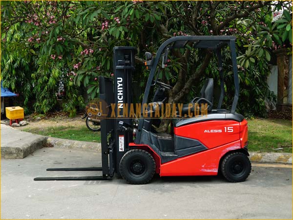 Xe nâng điện ngồi lái NICHIYU FB15PN-80BC-300F