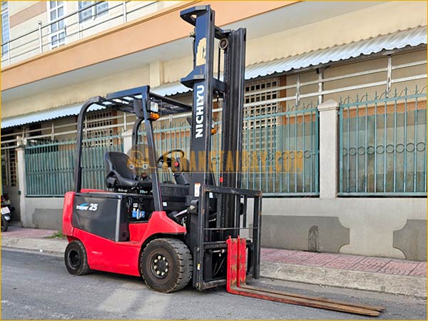 Xe nâng điện ngồi lái NICHIYU FB25PN-77B-450SF