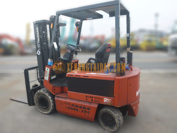 Xe nâng điện ngồi lái Nissan QP02L20