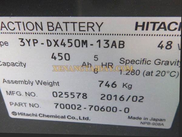 Xe nâng điện ngồi lái NICHIYU FB20PN-77-300AF