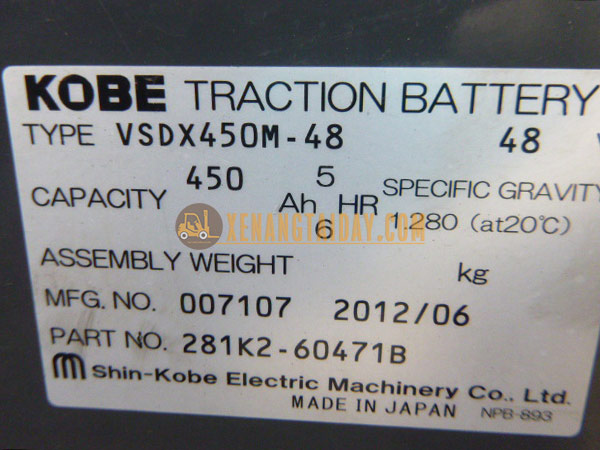 Xe nâng điện ngồi lái TCM FB20-8