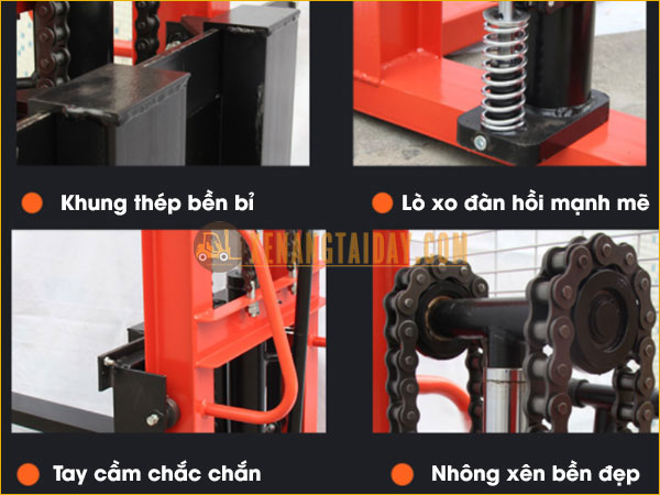 Xe nâng tay cao 1.6 mét CTYE 15/16 NIULI 