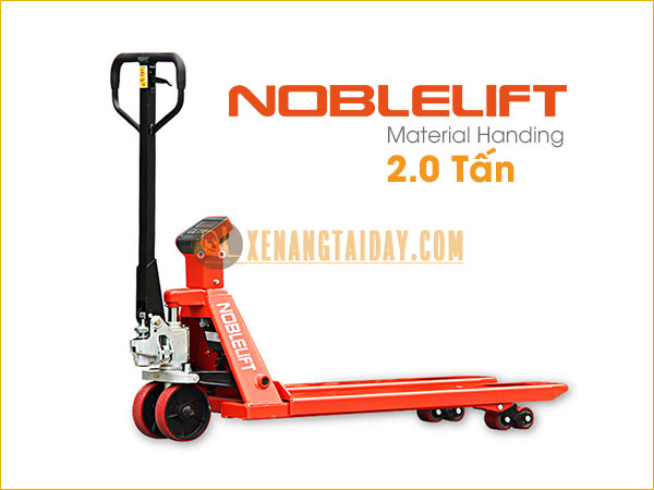 Xe nâng tay thấp HPT20S Noblelift 2 tấn có cân điện tử